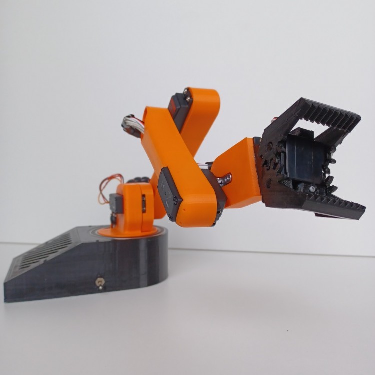 3D printed open-source Arduino robotic arm