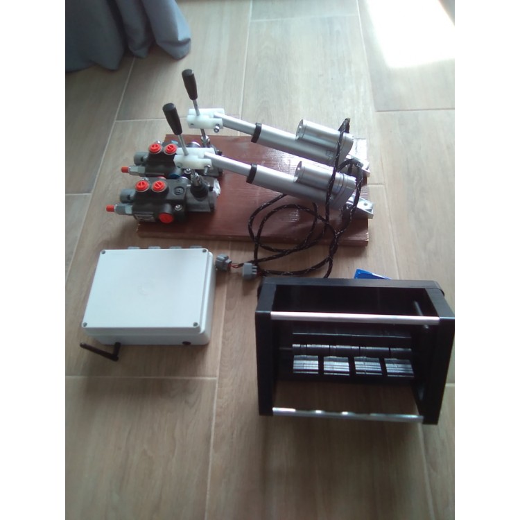 Proportional remote control for hydraulic valves