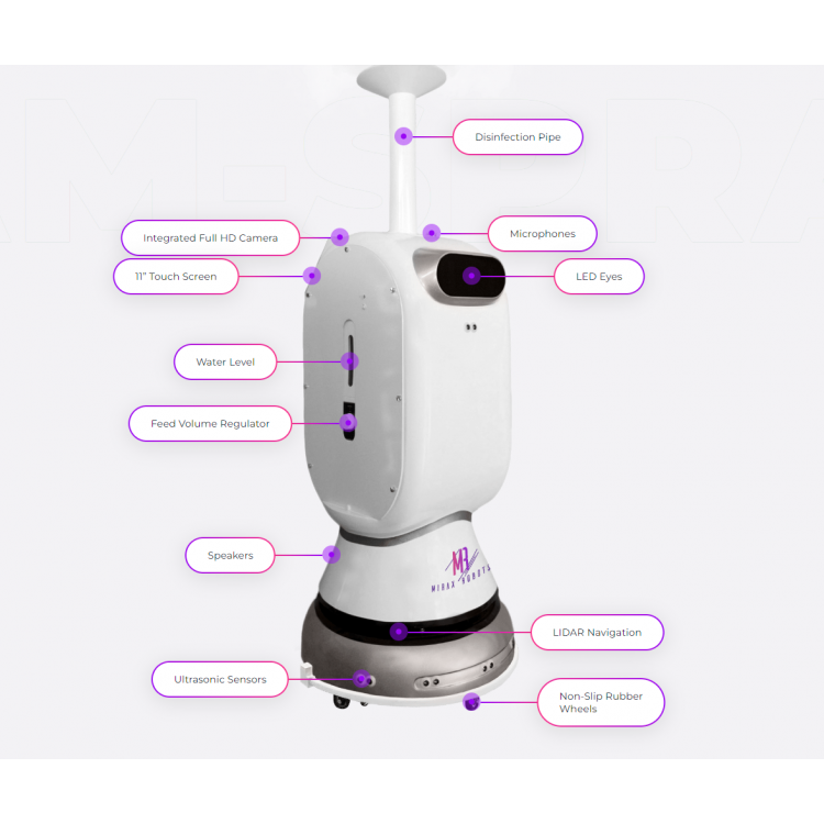 Disinfection robot Sam-Spray