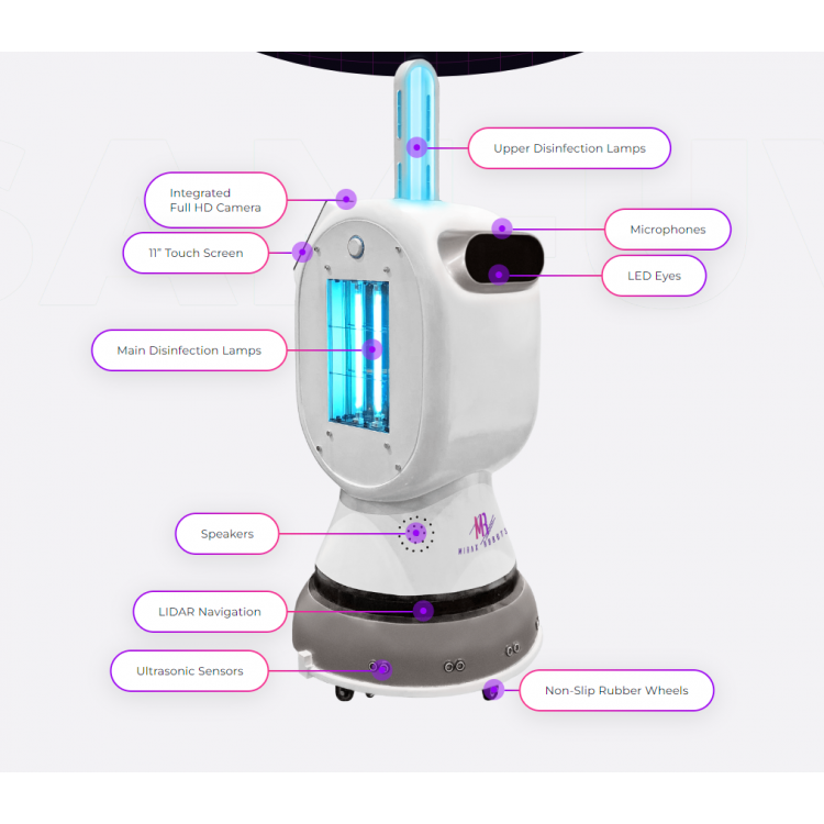 Disinfection robot Sam-UV